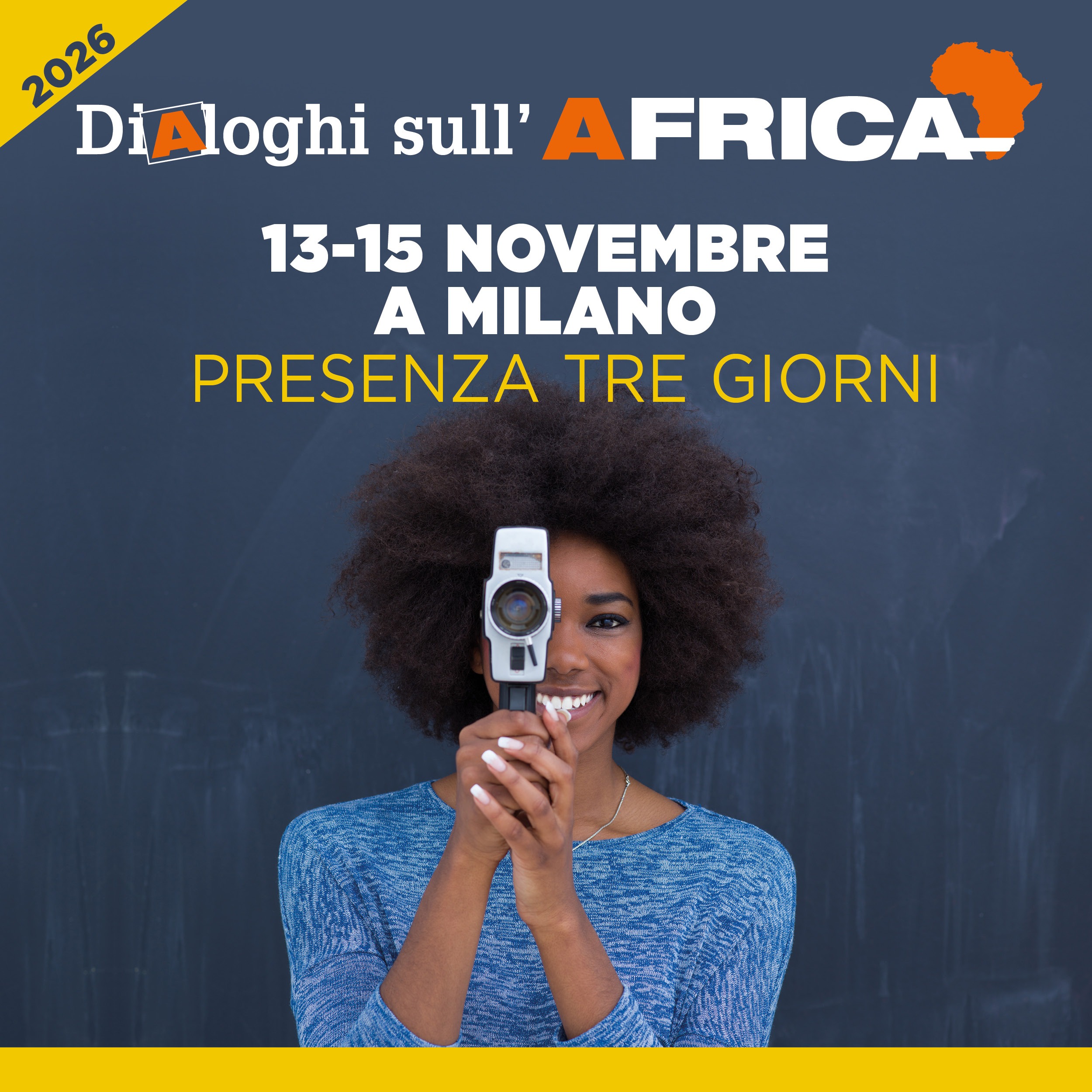 Dialoghi sull'Africa 2026 - Presenza 3 giorni